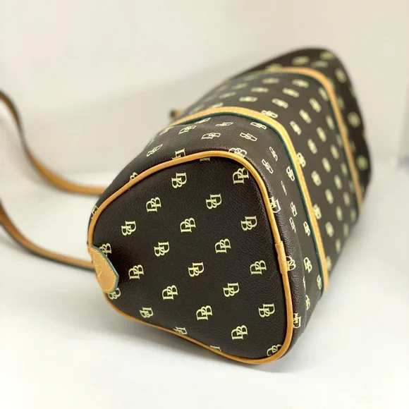 DOONEY & BOURKE💥VINTAGE-SOLD OUT💥Signature Coated Canvas Barrel Bag - Picture 8 of 11